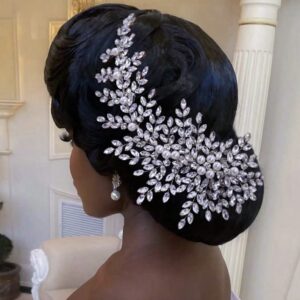 Bridal Rhinestone Comb Side Headdress